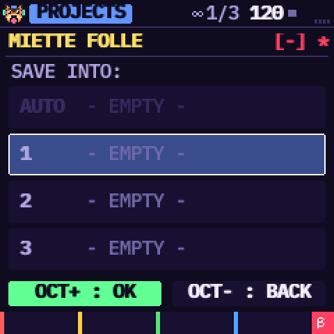 Choosing a slot