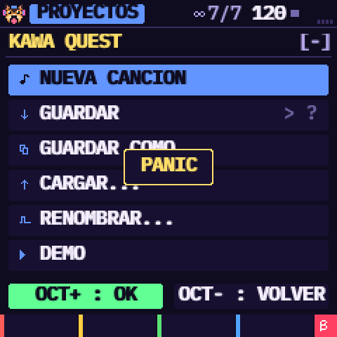 NUEVA CANCION seleccionada