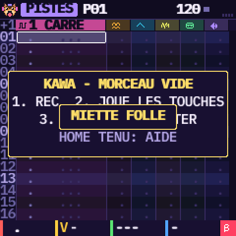 Un morceau vide, avec un nom au hasard