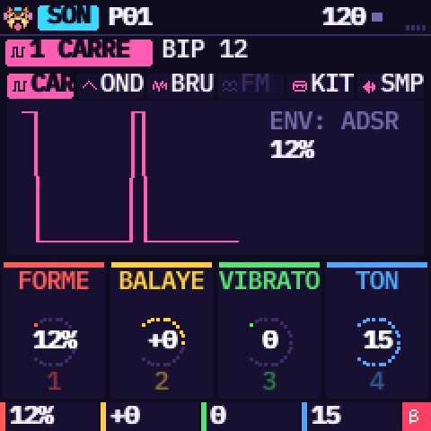 Le son BIP 12