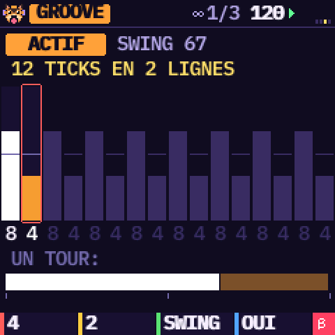 La page GROOVE