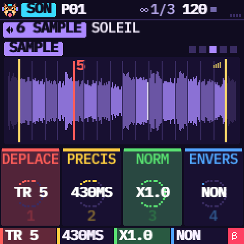 La page SAMPLE